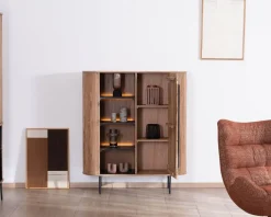 Meuble de rangement design rétro 