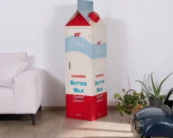 Meuble de rangement original brique de lait Tetra Pack "Crazy"