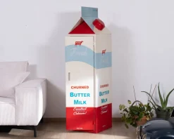 Meuble de rangement original brique de lait Tetra Pack 