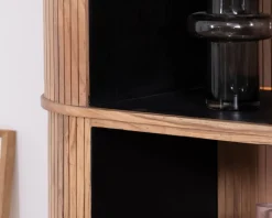 Meuble haut multi-rangement design rétro 