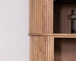 Meuble haut multi-rangement design rétro 