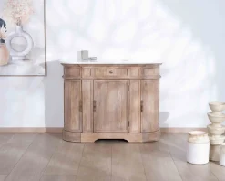 Meuble salle de bain 1 vasque manguier massif quartz blanc 