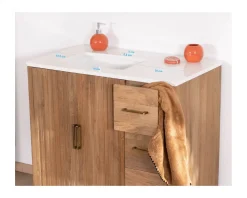 Meuble simple vasque 90 cm 