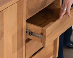 Meuble sous vasque 120 cm avec portes et tiroirs 