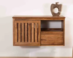 Meuble sous vasque à suspendre 90 cm 