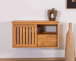 Meuble sous vasque à suspendre 90 cm 