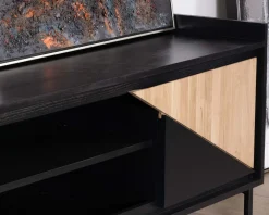 Meuble télé 140 cm en bois massif