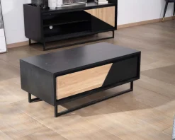 Meuble télé 140 cm en bois massif