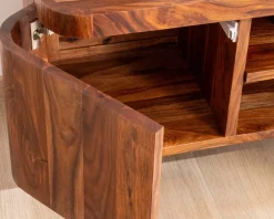 Meuble télé en palissandre "Rosewood" 160 cm