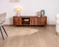 Meuble télé en palissandre "Rosewood" 160 cm