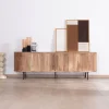 Meuble télé esprit rétro en acacia "Bopee" 175 cm