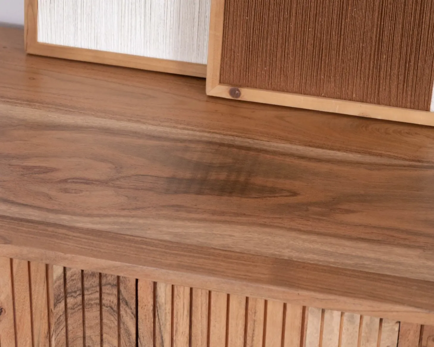 Meuble télé esprit rétro en acacia "Bopee" 175 cm