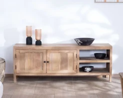 Meuble TV 160 cm en manguier 