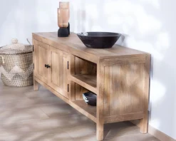 Meuble TV 160 cm en manguier 
