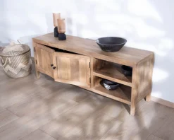 Meuble TV 160 cm en manguier 
