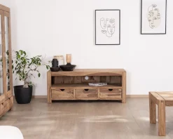Meuble TV 150 cm en palissandre 