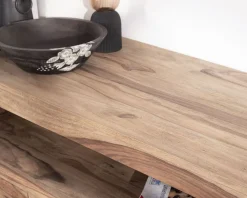 Meuble TV 150 cm en palissandre 