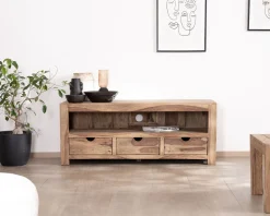 Meuble TV 150 cm en palissandre 