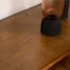 Meuble TV 160cm en teck et manguier et pieds métal noir "Sheffield"