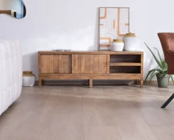 Meuble TV en manguier massif style ethnique chic "Aruna"