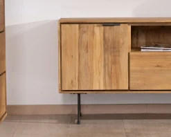 Meuble TV en teck recyclé