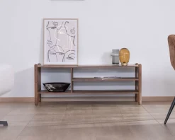 Meuble TV esprit japandi 