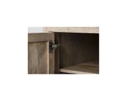 Meuble évier bois massif 2 portes "Grand Chef" sans bac