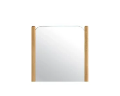 Miroir avec encadrement en chêne huilé design épuré