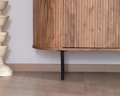 Petit buffet 145 cm en acacia esprit rétro 