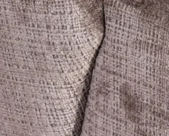 Petit fauteuil pivotant esprit chauffeuse contemporaine en tissu bouclette gris cendré 