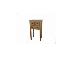 Petit meuble chêne massif 3 tiroirs "Campagnol"