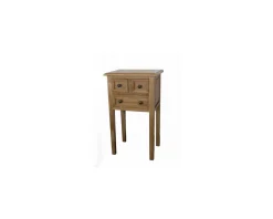 Petit meuble chêne massif 3 tiroirs "Campagnol"