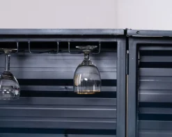 Petit meuble de bar modulable esprit conteneur "Crazy"