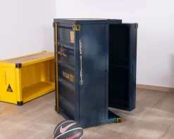 Petit meuble de bar modulable esprit conteneur 