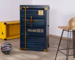 Petit meuble de bar modulable esprit conteneur 