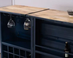Petit meuble de bar modulable esprit conteneur 