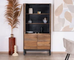 Petit vaisselier vitré esprit contemporain 
