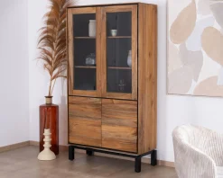 Petit vaisselier vitré esprit contemporain 