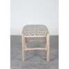Pouf carré en tissu "Clothaire"