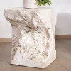 Sellette design minéral naturel "Tinos" en oxyde de magnésium
