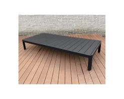 Table basse contemporaine aluminium anthracite 