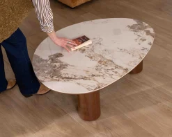 Table basse design forme organique 