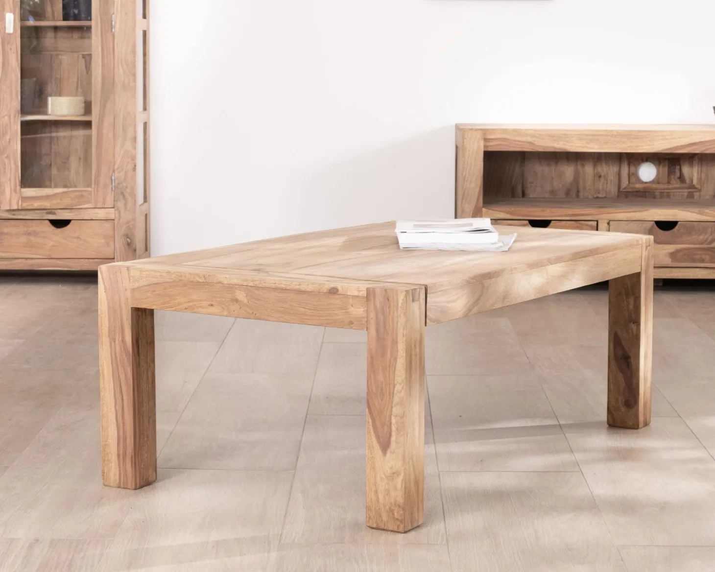 Table basse en palissandre "Kalanohé" 120 cm