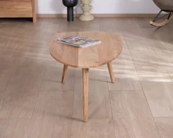 Table basse forme bateau style scandinave 