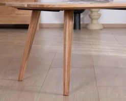Table basse forme bateau style scandinave 