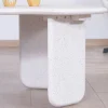 Table basse forme organique aspect terrazzo "Naura"