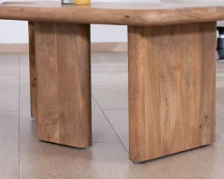 Table basse modulable en manguier