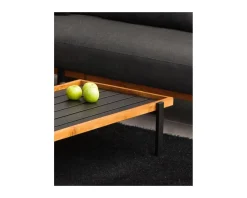 Table basse outdoor en teck et aluminium "Maluku Island"