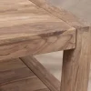 Table basse rectangle à double plateau "Kalanohé" en palissandre