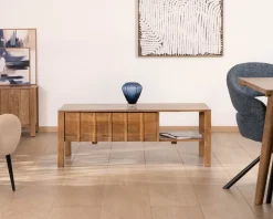 Table basse rectangulaire esprit zen en manguier naturel 